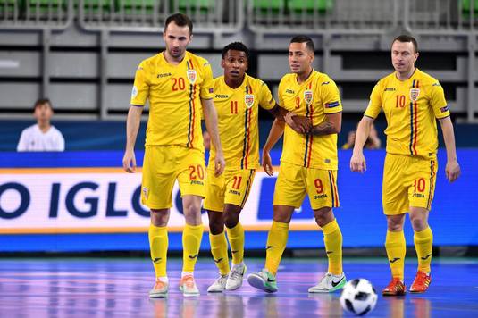 România, învinsă de Ucraina, scor 3-2, ratează calificarea în sferturi la CE de futsal