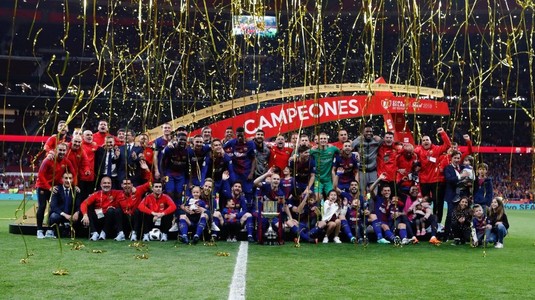 VIDEO | FC Barcelona face legea în Cupa Spaniei. S-a distrat în finala cu Sevilla şi a câştigat trofeul pentru a patra oară la rând