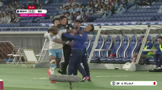 VIDEO | Scene şocante în Japonia. Un brazilian a fost eliminat, apoi a început să-i bată pe toţi. A fost scos cu greu din teren