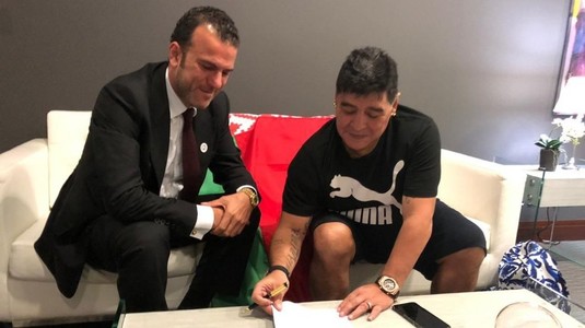 Maradona continuă să surprindă. Cu ce echipă a semnat şi ce funcţie va ocupa