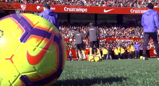 VIDEO | Imagini incredibile la ziua porţilor deschise din La Liga. Sevilla, antrenament cu 20 de mii de suporteri în tribune. Comparaţie cu Liga I :)
