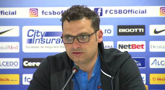 Mihai Teja: ”Nu pot spune luaţi-mă pe mine şi veţi juca precum Barcelona!” Antrenorul FCSB, nemulţumit de rezultatele echipei