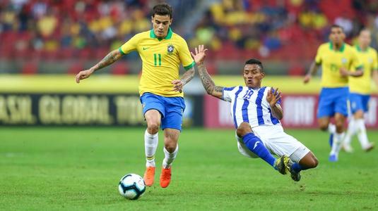 Brazilia a debutat cu victorie la Copa America. Coutinho a marcat de două ori