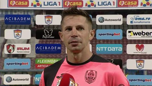 Deac, omul meciului în confruntarea CFR Cluj - Botoşani: ”E bine că ne menţinem acolo sus”