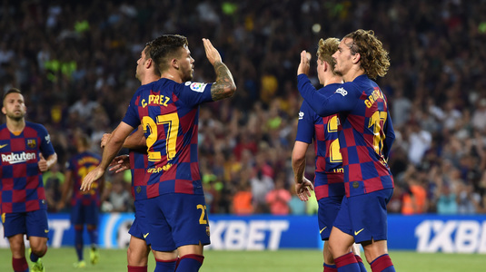 VIDEO | Antoine Griezmann marchează primul său gol în tricoul Barcelonei. Reacţia INCREDIBILĂ a lui Messi