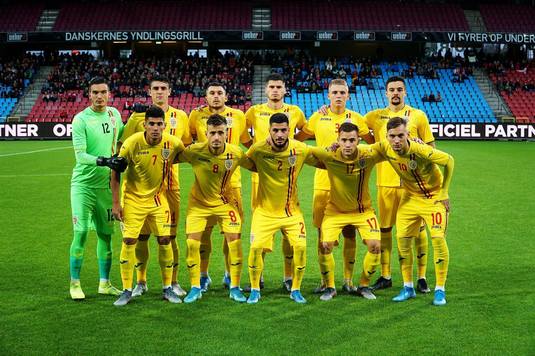 România U21 a început cu stângul campania de calificare! "Tricolorii" lui Rădoi au pierdut cu Danemarca. Coman a ratat penalty în prelungiri 
