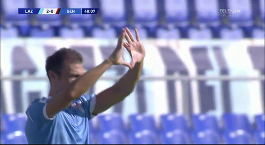 VIDEO |  Lazio - Genoa 4-0. Radu l-a învins pe Radu! Gol magnific pentru fundaşul român al lazialilor într-un meci fără istoric 