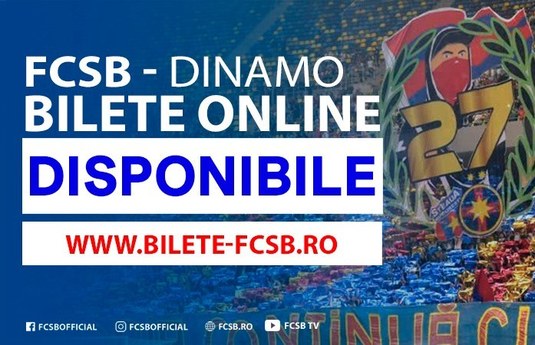 FCSB se pregăteşte deja de duelul cu marea rivală. ”Roş-albaştrii” au pus în vânzare biletele pentru derby-ul cu Dinamo