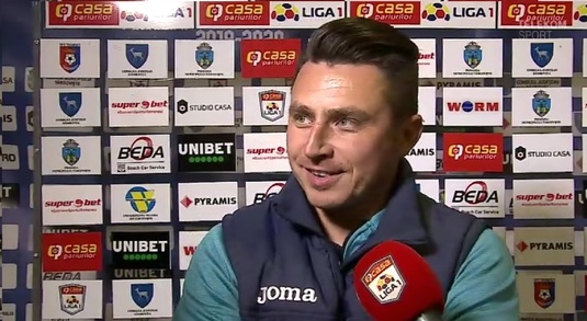 VIDEO | Ilie Poenaru, antrenorului Academicii Clinceni, după victoria contra Chindiei Târgovişte. "Nu mă aşteptam să marcăm atât de mult. Puteam şi mai mult"