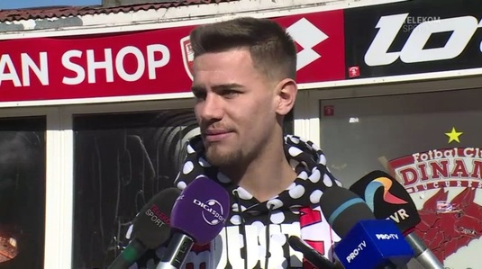 VIDEO | Ricardo Grigore, pregătit pentru primul său derby Dinamo - FCSB. "Le-am oferi o bucurie mare suporterilor"
