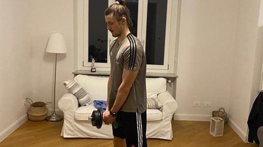 VIDEO | Pregătire spartană pentru fundaşul lui Juventus Torino, Radu Drăguşin. "Am ales să muncesc în continuare, să mă perfecţionez"
