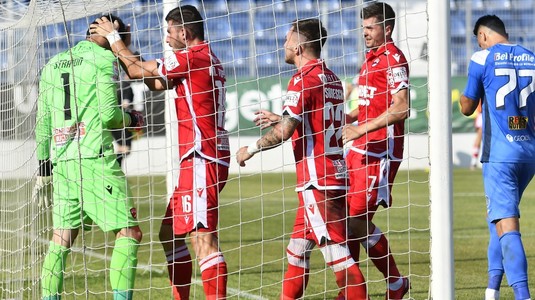 Dinamo a „spart gheaţa”. Roş-albii au câştigat primul meci în Liga 1 după o secetă de cinci etape. Meci nebun la Clinceni | VIDEO