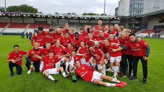 Prima reacţie a lui Costel Gâlcă după ce a promovat în prima ligă din Danemarca. "Este o mare victorie pentru noi"