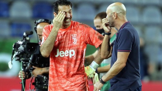 VIDEO | Imagini inedite cu Gigi Buffon şi Walter Zenga, la finalul partidei dintre Cagliari şi Juventus. Cei doi s-au amuzat copios de moment 
