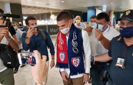OFICIAL | Răzvan Marin, împrumutat la Cagliari! Imagini superbe de la sosirea în Serie A. Prima reacţie a mijlocaşului român VIDEO