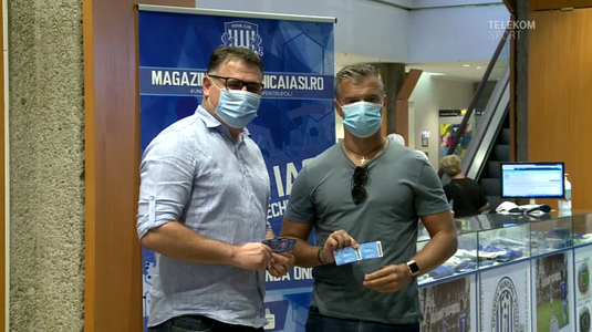 Daniel Pancu şi Ciprian Paraschiv şi-au achiziţionat cardurile "Ieşeni pentru Poli". "Mi-aş dori să-i batem pe arădeni la numărul de abonamente" 