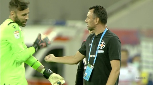 VIDEO | Tensiuni la finalul meciului FCSB - Dinamo! Portarul lui Dinamo şi Anton Petrea, aproape de încăierare. A intervenit şi Cosmin Contra