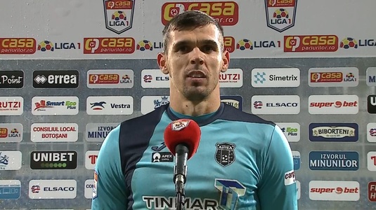 VIDEO | David Lazar, omul meciului FC Botoşani - Astra Giurgiu. "Un punct, ca şi o victorie pentru noi"