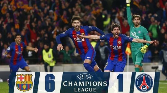 Barcelona - PSG, cap de afiş în optimile Champions League. În urmă cu 4 ani, Barcelona a eliminat-o pe PSG după o dublă istorică