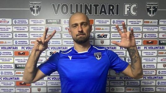 Gabi Tamaş nu va jucat pentru Voluntari în deplasarea de la Cluj cu campioana României