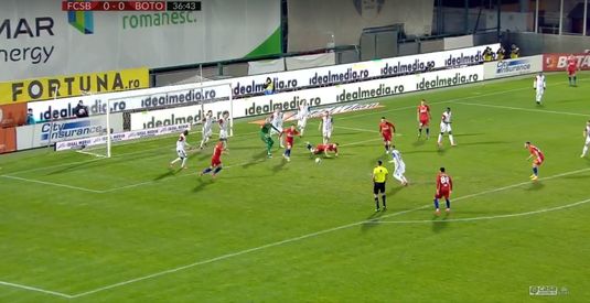 VIDEO | FCSB a cerut penalty la faza din care FC Botoşani a deschis scorul