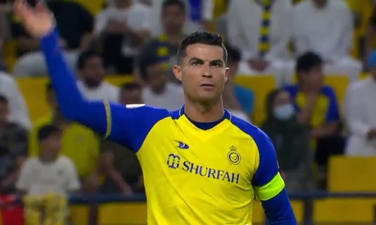 VIDEO | Cristiano Ronaldo a făcut o criză de nervi la ultimul meci al lui Al Nassr