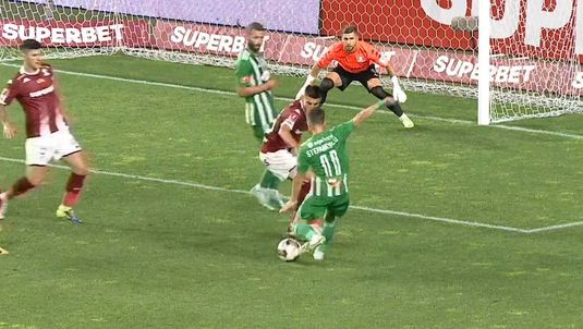 VIDEO | Fază controversată la Rapid - Sepsi! Golul lui Ştefănescu a fost anulat, dar reluările sunt extrem de concludente
