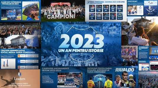 Se încheie un an istoric pentru Farul Constanţa, campioana României în sezonul 2022/2023