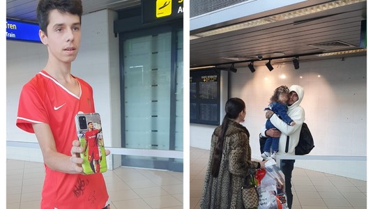 FOTO | FCSB s-a întors din cantonament. Jucătorii au fost aşteptaţi la aeroport de familii şi suporteri. EXCLUSIV