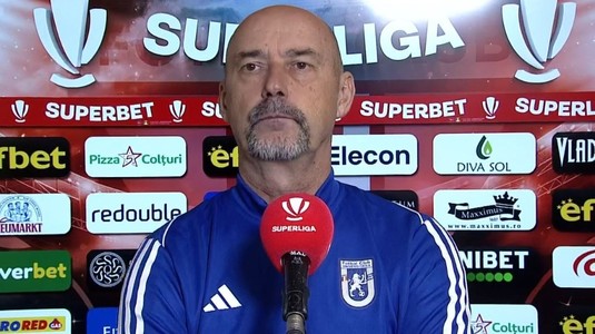 Fără ”principal”, FCU Craiova a trimis antrenorul de portari la flash-interviu: ”Venirea patronului în vestiar nu ucide pe nimeni”