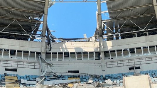 Rusia face ravagii în Ucraina. Un stadion important, distrus de un atac asupra oraşului Odesa