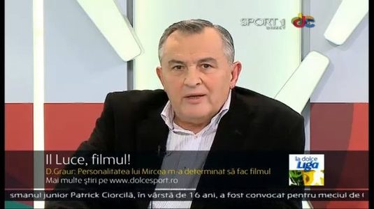 "Il Luce" - making of. Dumitru Graur a dat detalii neştiute despre producţia oferită de Dolce. Reacţia lui Lucescu