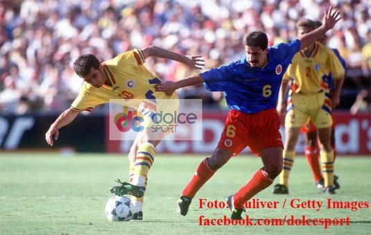 Imaginea zilei: Gheorghe Hagi în România - Columbia 3-1 (1994)
