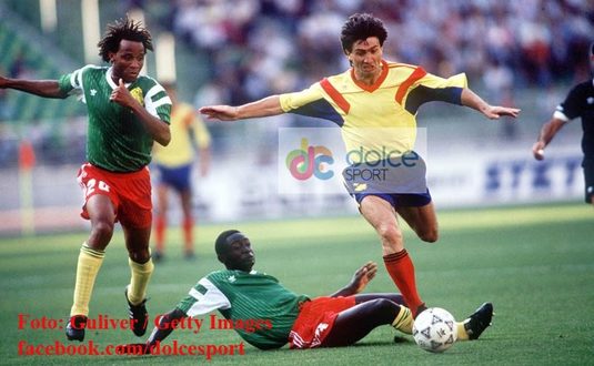 Imaginea zilei: Iosif Rotariu în România - Camerun 1-2 (1990)