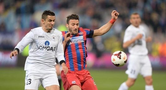 Steaua - Gaz Metan 3-0. Vâlceanu a marcat la debutul în Liga 1. Caseta tehnică şi imagini