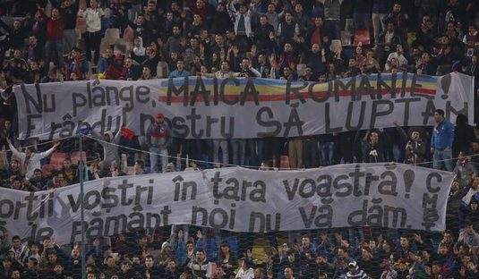 Steaua, "U" Cluj şi Dinamo, sancţionate de Comisia de Disciplină pentru lozincile xenofobe ale fanilor