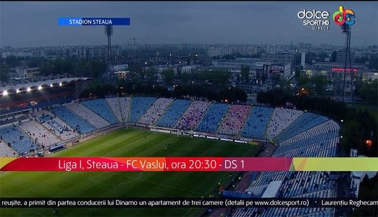 VIDEO Exclusiv / Imagini din Ghencea cu o oră înainte de Steaua - FC Vaslui. S-a stins nocturna :)