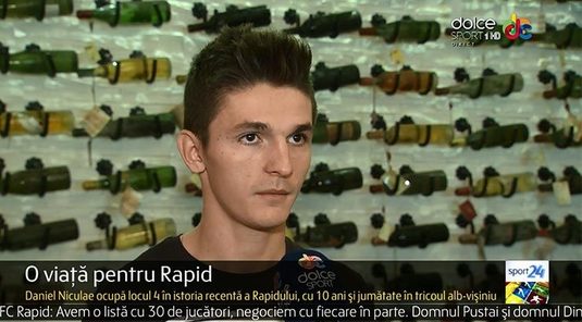 VIDEO Alexandru Coman, printre jucătorii cei mai vechi la Rapid. Topul fotbaliştilor cu cei mai mulţi ani în tricoul "alb-vişiniu"