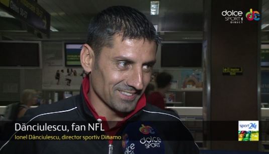 Dănciulescu este un împătimit al fotbalului american. Dolce Sport transmite în direct NFL. "Voi face nopţi albe" VIDEO