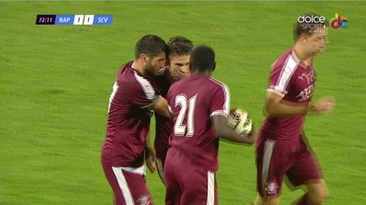 Rapid Bucureşti - Rapid CFR Suceava 1-1, în derby-ul etapei din Liga a II-a. Giuleştenii au ratat două penalty-uri pe final