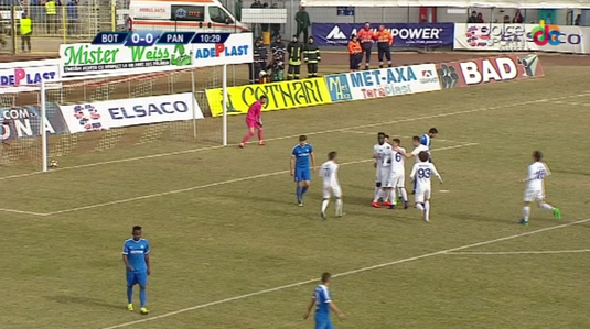 VIDEO | FC Botoşani a făcut spectacol cu Pandurii Târgu Jiu şi a urcat pe locul 8 în Liga 1