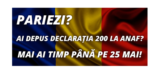 Ce ai de făcut până în 25 mai dacă ai retras câştiguri la pariuri online