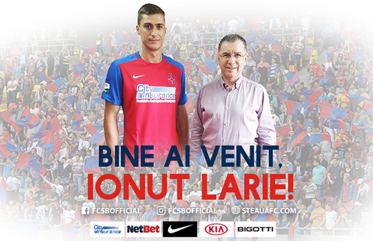 OFICIAL | Ionuţ Larie a semnat cu FCSB. Prima reacţie a fundaşului