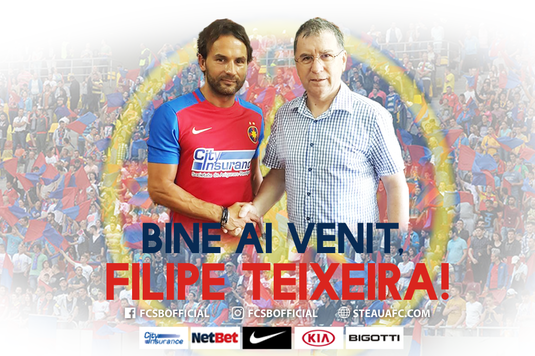 OFICIAL | Filipe Teixeira a semnat contractul şi a fost prezentat la FCSB: "Sunt bucuros că am ajuns la un club atât de mare"