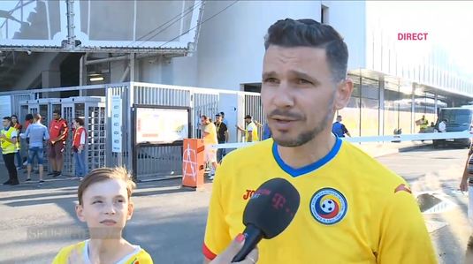 VIDEO EXCLUSIV | Cursaru a fost să-l vadă pe Lobonţ la meciul de retragere. Ce mesaj i-a trasmis portarului român