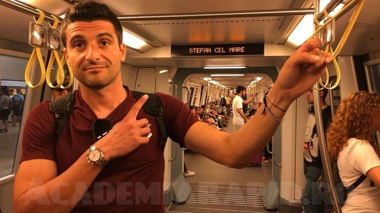 VIDEO | Gest superb făcut de jucătorii Rapidului pentru fani! Au mers împreună la meci cu metroul
