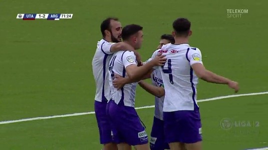 VIDEO | Victorie la limită pentru FC Argeş în deplasarea de la UTA. Cum arată clasamentul Ligii a II-a
