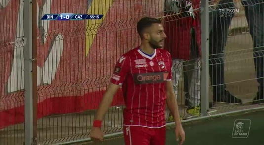 VIDEO | Dinamo - Gaz Metan 2-0. "Dubla" lui Montini îi duce pe "câini" la un singur punct în spatele medieşenilor