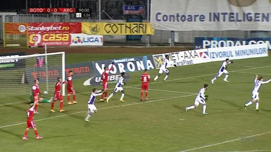 VIDEO | Surpriză imensă la Botoşani. FC Argeş a dat lovitura în prelungiri şi a obţinut cele trei puncte