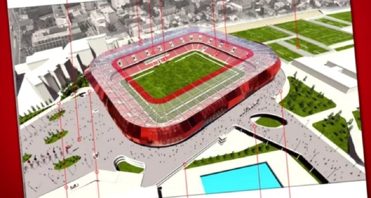 "Bijuterie" pentru o nouă forţă în Liga 1. Stadion de 100 de milioane €, gata în 2025! Ce club îl va folosi